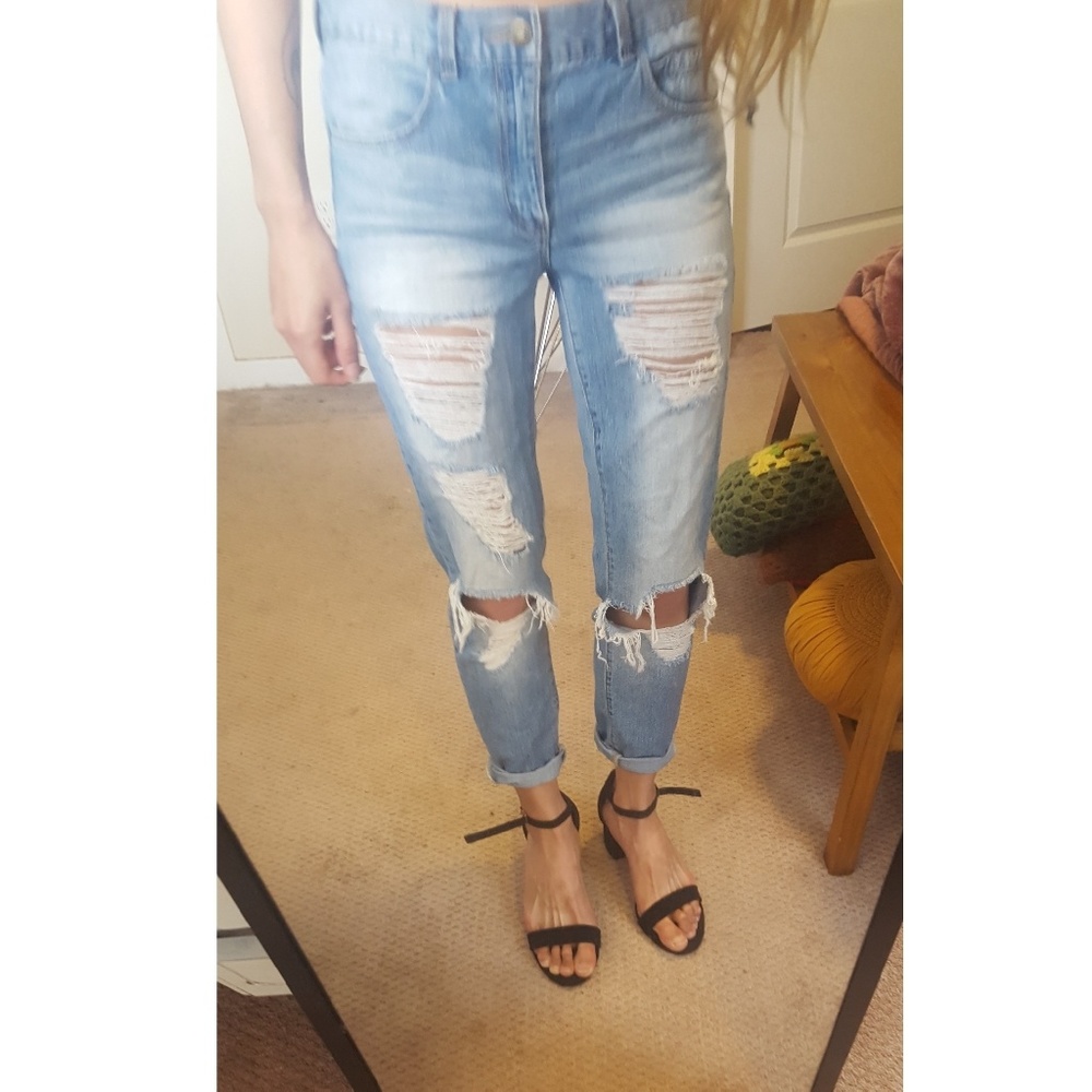 Perfect boyfriend girlfriend straight jeans